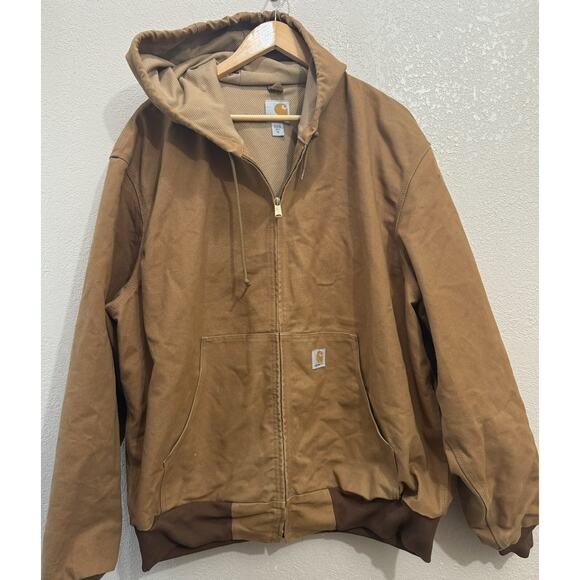 Carhartt Loose Fit Firm Duck Thermal Lined Active Jacket Size XL - Picture 2 of 10